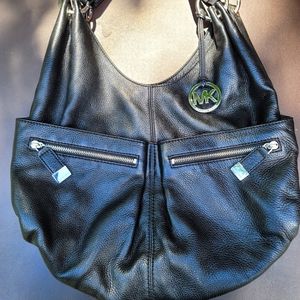 Michael kors pebble leather handbag